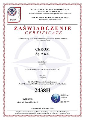 NATO Commercial and Government Entity - NCAGE