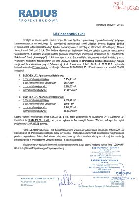 Radius Projekt Budowa