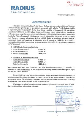 Radius Projekt Budowa